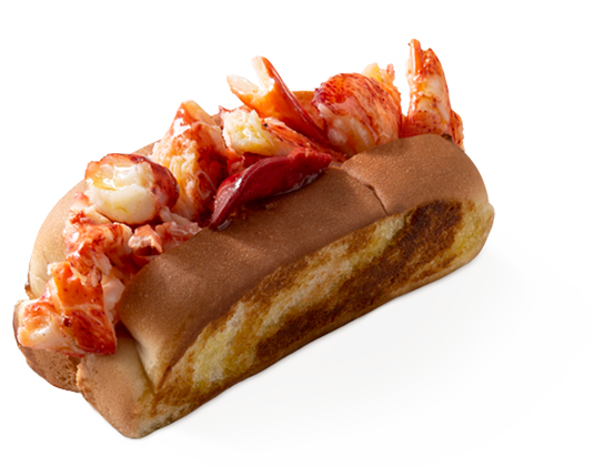 Connecticut lobster roll product shot