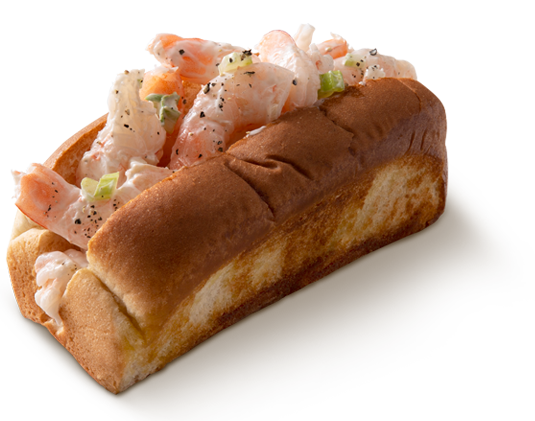 shrimp salad roll product shot